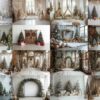 Christmas Backgrounds, photography backgrounds, digital photography backgrounds
