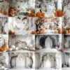 halloween digital backgrounds, backdrops, halloween photography