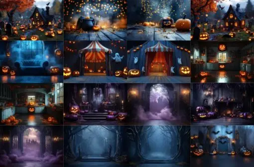 halloween digital backgrounds, backdrops, halloween photography