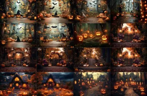 halloween digital backgrounds, backdrops, halloween photography