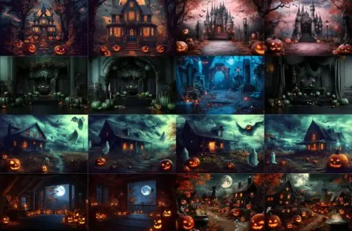 halloween digital backgrounds, backdrops, halloween photography