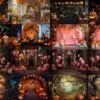 halloween digital backgrounds, backdrops, halloween photography