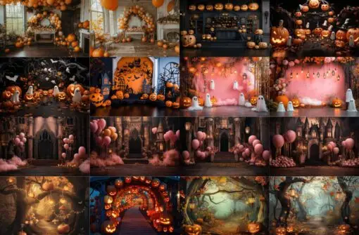 halloween digital backgrounds, backdrops, halloween photography