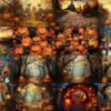halloween digital backgrounds, backdrops, halloween photography