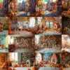 halloween digital backgrounds, backdrops, halloween photography
