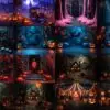 halloween digital backgrounds, backdrops, halloween photography