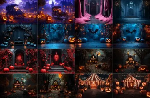 halloween digital backgrounds, backdrops, halloween photography
