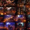 halloween digital backgrounds, backdrops, halloween photography