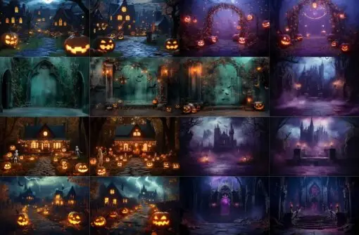 halloween digital backgrounds, backdrops, halloween photography